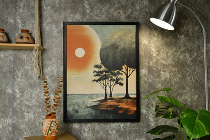 Chitran Indian Beach Wall Art -Wall painting-Chitran by sowpeace-Chitran Indian Beach Wall Art-CH-WRT-TNWS-Sowpeace