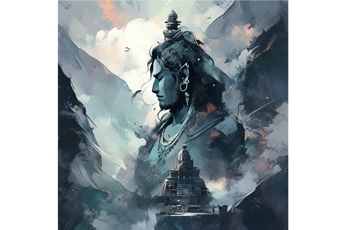 Chitran Masterpiece Lord Shiva Art -Wall painting-Chitran by sowpeace-Chitran Masterpiece Lord Shiva Art -Wall painting-Chitran by sowpeace-Chitran Masterpiece Lord Shiva Art--Sowpeace-CH-WRT-SIKA-Sowpeace