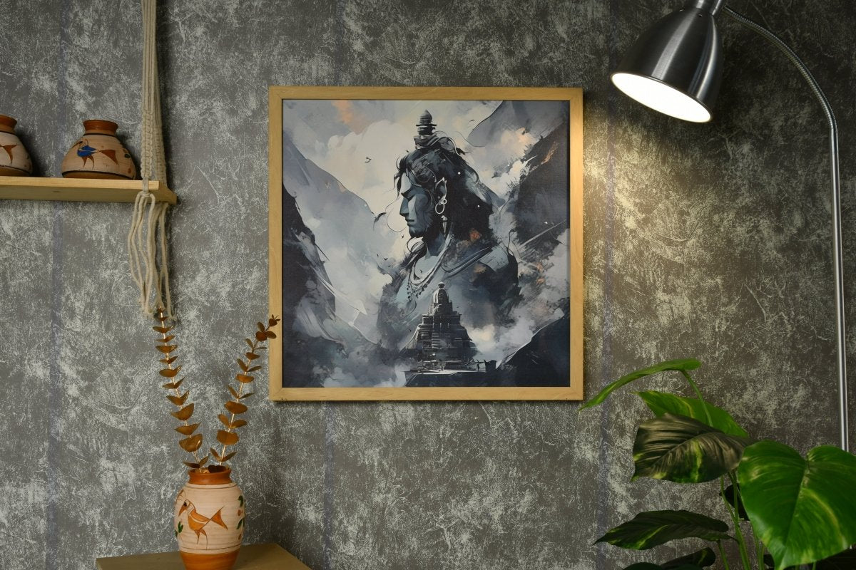 Chitran Masterpiece Lord Shiva Art -Wall painting-Chitran by sowpeace-Chitran Masterpiece Lord Shiva Art-CH-WRT-SIKA-Sowpeace
