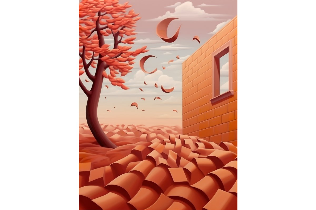 Chitran Windy Autumn Days Wall Art -Wall painting-Chitran by sowpeace-Chitran Windy Autumn Days Wall Art--Sowpeace