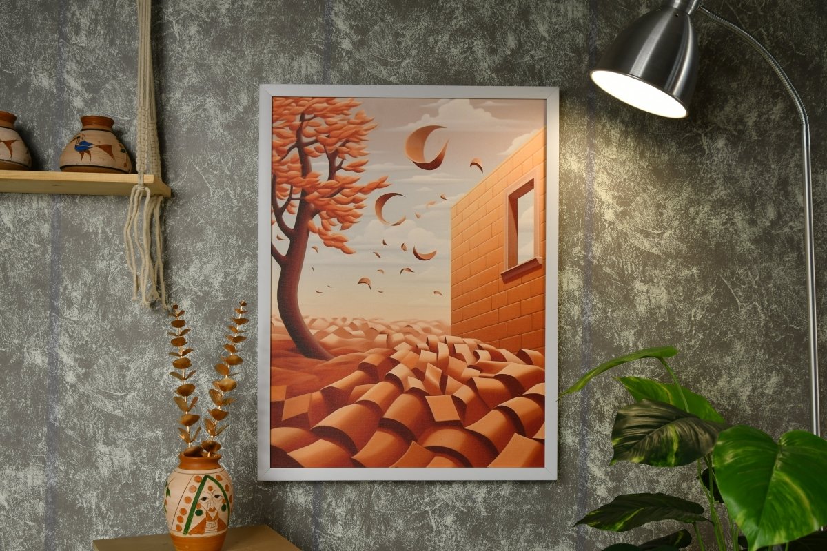 Chitran Windy Autumn Days Wall Art -Wall painting-Chitran by sowpeace-Chitran Windy Autumn Days Wall Art-CH-WRT-WOAT-Sowpeace