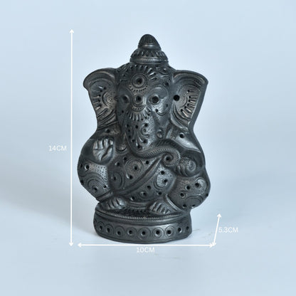 Enigmatic Terracotta Ganesha Blessing -decor-Sowpeace-Enigmatic Terracotta Ganesha Blessing-Terr-bter-TT-GGB-Sowpeace