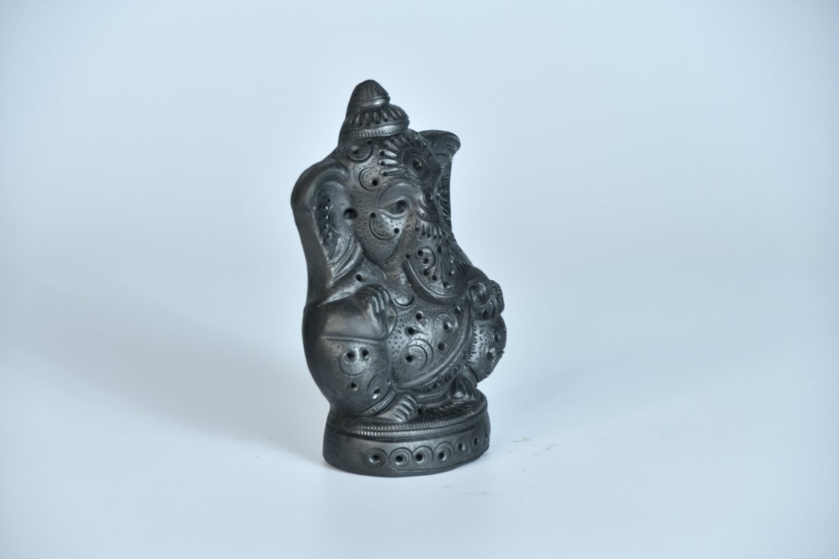 Enigmatic Terracotta Ganesha Blessing -decor-Sowpeace-Enigmatic Terracotta Ganesha Blessing-Terr-bter-TT-GGB-Sowpeace