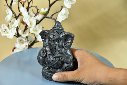 Enigmatic Terracotta Ganesha Blessing -decor-Sowpeace-Enigmatic Terracotta Ganesha Blessing-Terr-bter-TT-GGB-Sowpeace