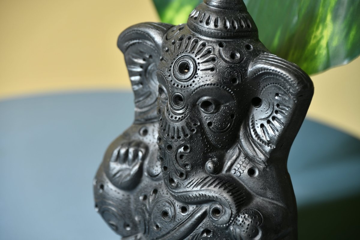 Enigmatic Terracotta Ganesha Blessing -decor-Sowpeace-Enigmatic Terracotta Ganesha Blessing-Terr-bter-TT-GGB-Sowpeace