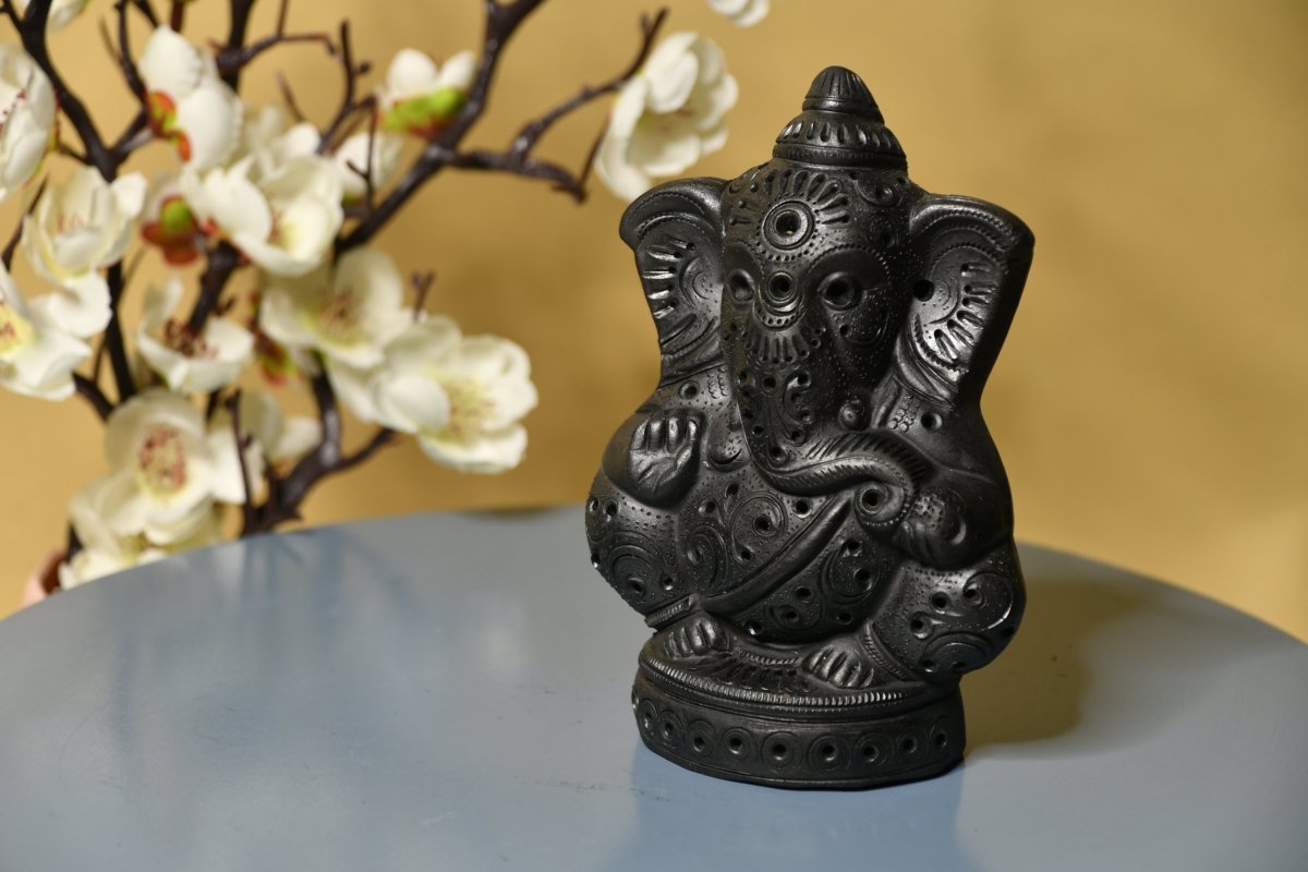 Enigmatic Terracotta Ganesha Blessing -decor-Sowpeace-Enigmatic Terracotta Ganesha Blessing-Terr-bter-TT-GGB-Sowpeace