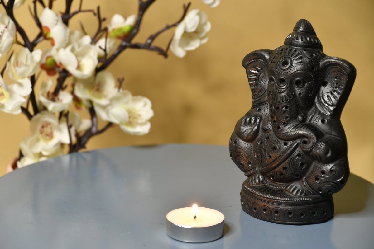 Enigmatic Terracotta Ganesha Blessing -decor-Sowpeace-Enigmatic Terracotta Ganesha Blessing-Terr-bter-TT-GGB-Sowpeace