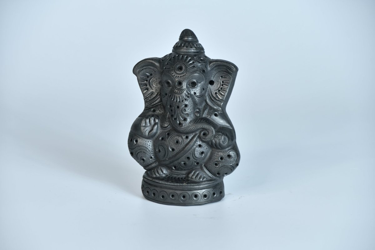 Enigmatic Terracotta Ganesha Blessing -decor-Sowpeace-Enigmatic Terracotta Ganesha Blessing-Terr-bter-TT-GGB-Sowpeace