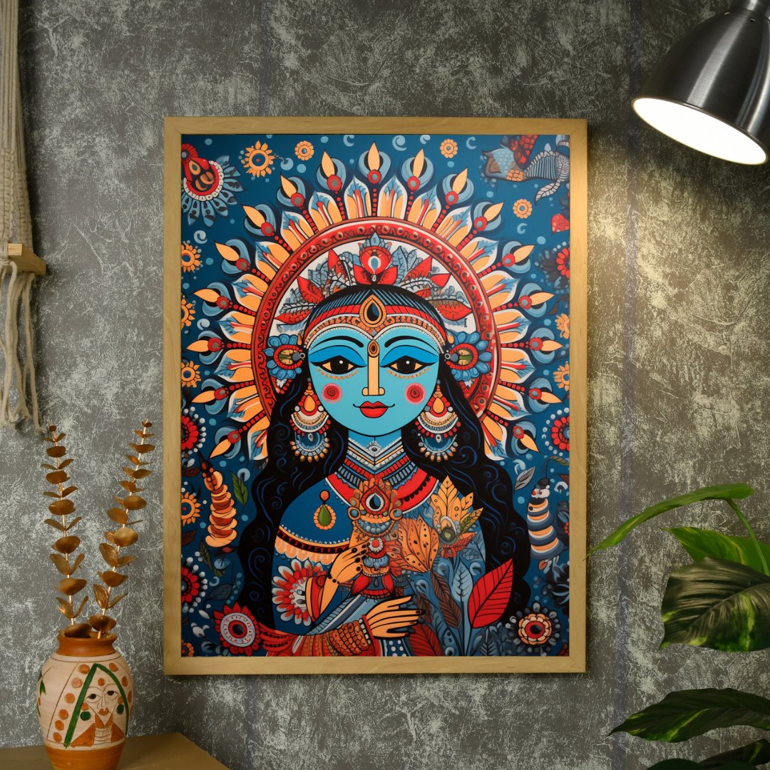 Find Your Inner Peace: Sowpeace Radha Print -Wall painting-Chitran by sowpeace-Find Your Inner Peace: Sowpeace Radha Print-CH-WRT-MBR-Sowpeace