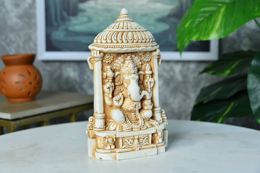 Ganesha's Ascendant Might -terracotta tabletop-Sowpeace-Ganesha's Ascendant Might-Terr-Terr-TT-WG-Sowpeace