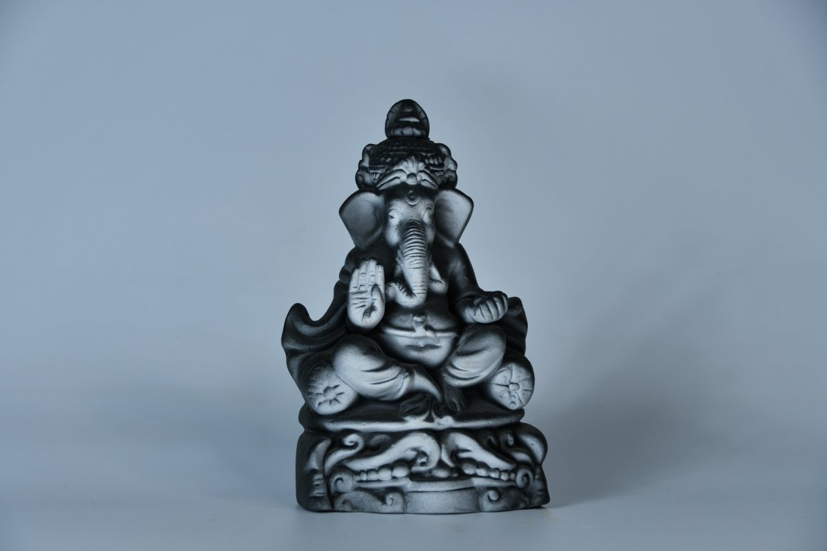 Ganesha's Blessings in Ascendancy -terracotta tabletop-Sowpeace-Ganesha's Blessings in Ascendancy-Terr-Terr-TT-BG-Sowpeace