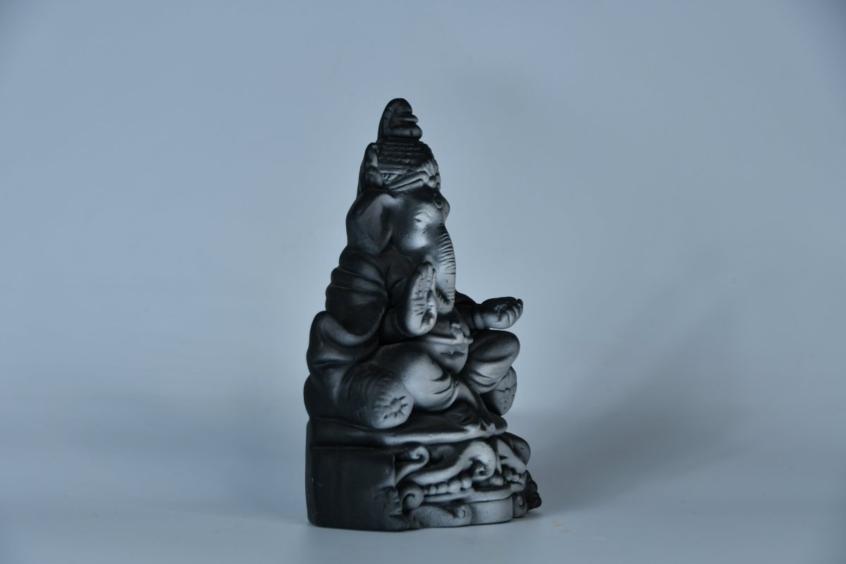 Ganesha's Blessings in Ascendancy -terracotta tabletop-Sowpeace-Ganesha's Blessings in Ascendancy-Terr-Terr-TT-BG-Sowpeace
