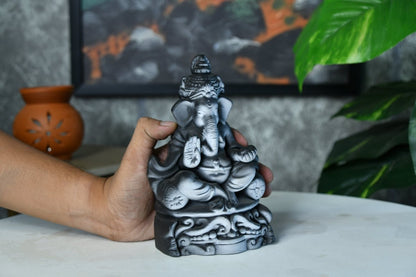 Ganesha's Blessings in Ascendancy -terracotta tabletop-Sowpeace-Ganesha's Blessings in Ascendancy-Terr-Terr-TT-BG-Sowpeace