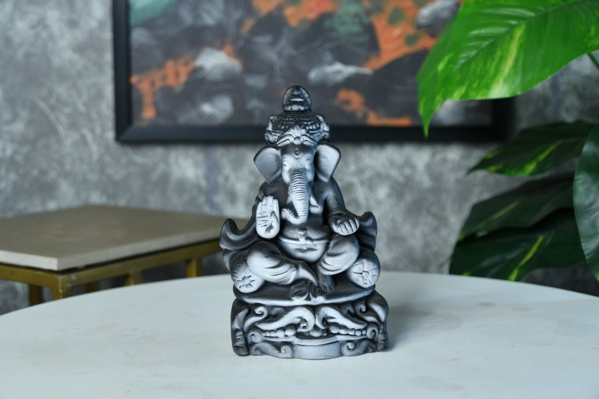 Ganesha's Blessings in Ascendancy -terracotta tabletop-Sowpeace-Ganesha's Blessings in Ascendancy-Terr-Terr-TT-BG-Sowpeace