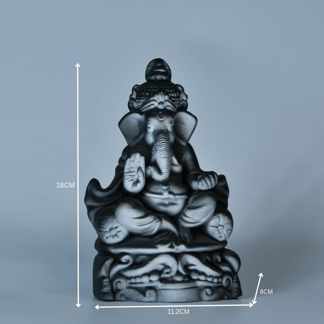 Ganesha's Blessings in Ascendancy -terracotta tabletop-Sowpeace-Ganesha's Blessings in Ascendancy-Terr-Terr-TT-BG-Sowpeace