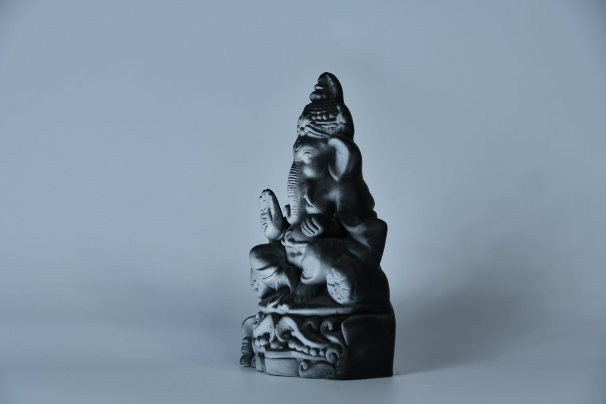 Ganesha's Blessings in Ascendancy -terracotta tabletop-Sowpeace-Ganesha's Blessings in Ascendancy-Terr-Terr-TT-BG-Sowpeace