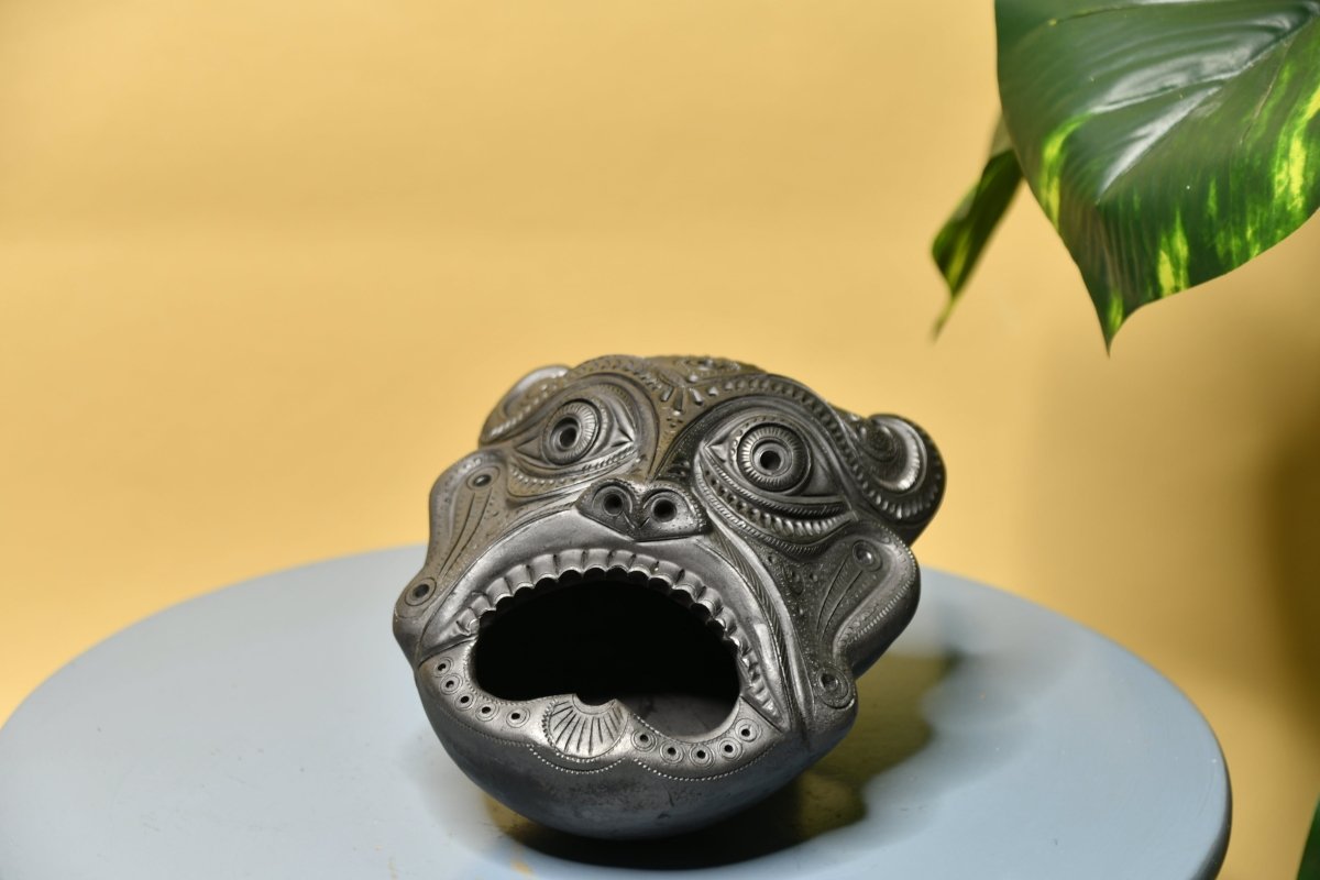 Handcrafted Tribal Terracotta Ashtray Deity -decor-Sowpeace-Handcrafted Tribal Terracotta Ashtray Deity-Terr-bter-TT-AMA-Sowpeace