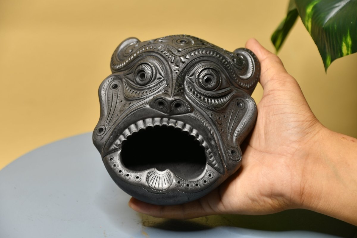 Handcrafted Tribal Terracotta Ashtray Deity -decor-Sowpeace-Handcrafted Tribal Terracotta Ashtray Deity-Terr-bter-TT-AMA-Sowpeace