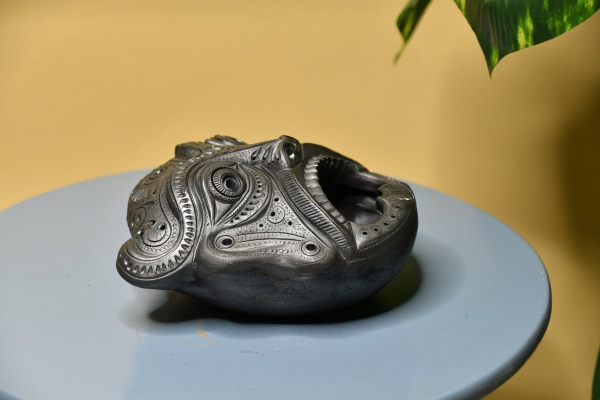 Handcrafted Tribal Terracotta Ashtray Deity -decor-Sowpeace-Handcrafted Tribal Terracotta Ashtray Deity-Terr-bter-TT-AMA-Sowpeace