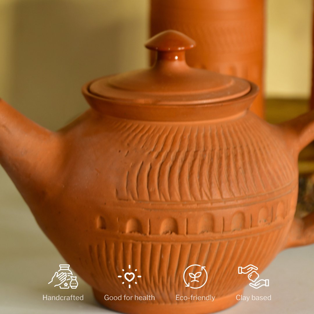 Kettle of Earth Large Unglazed -Utensils-Sowpeace-Kettle of Earth Large Unglazed-Terr-Uten-Terr-TKUN-Sowpeace