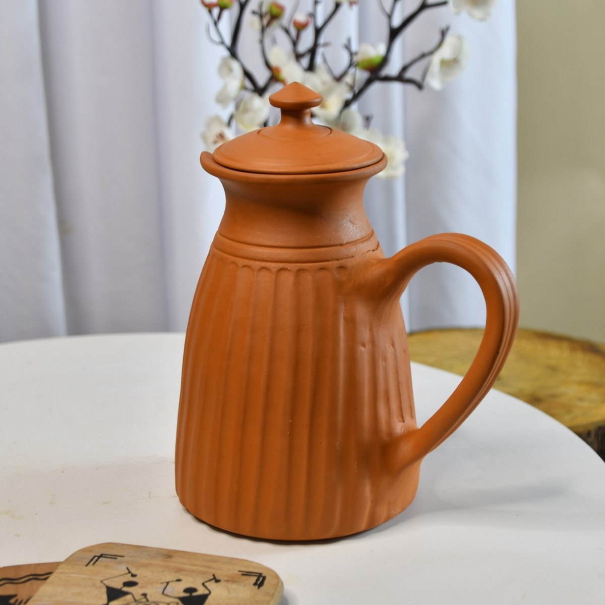 Large Terracotta flat-base Jug -Utensils-Sowpeace-Sowpeace Premium Large Terracotta flat-base Jug . -Utensils-Sowpeace-Sowpeace Premium Large Terracotta flat-base Jug .-Terr-Uten-Terr-TJUL-Sowpeace-Terr-Uten-Terr-TJUL-Sowpeace