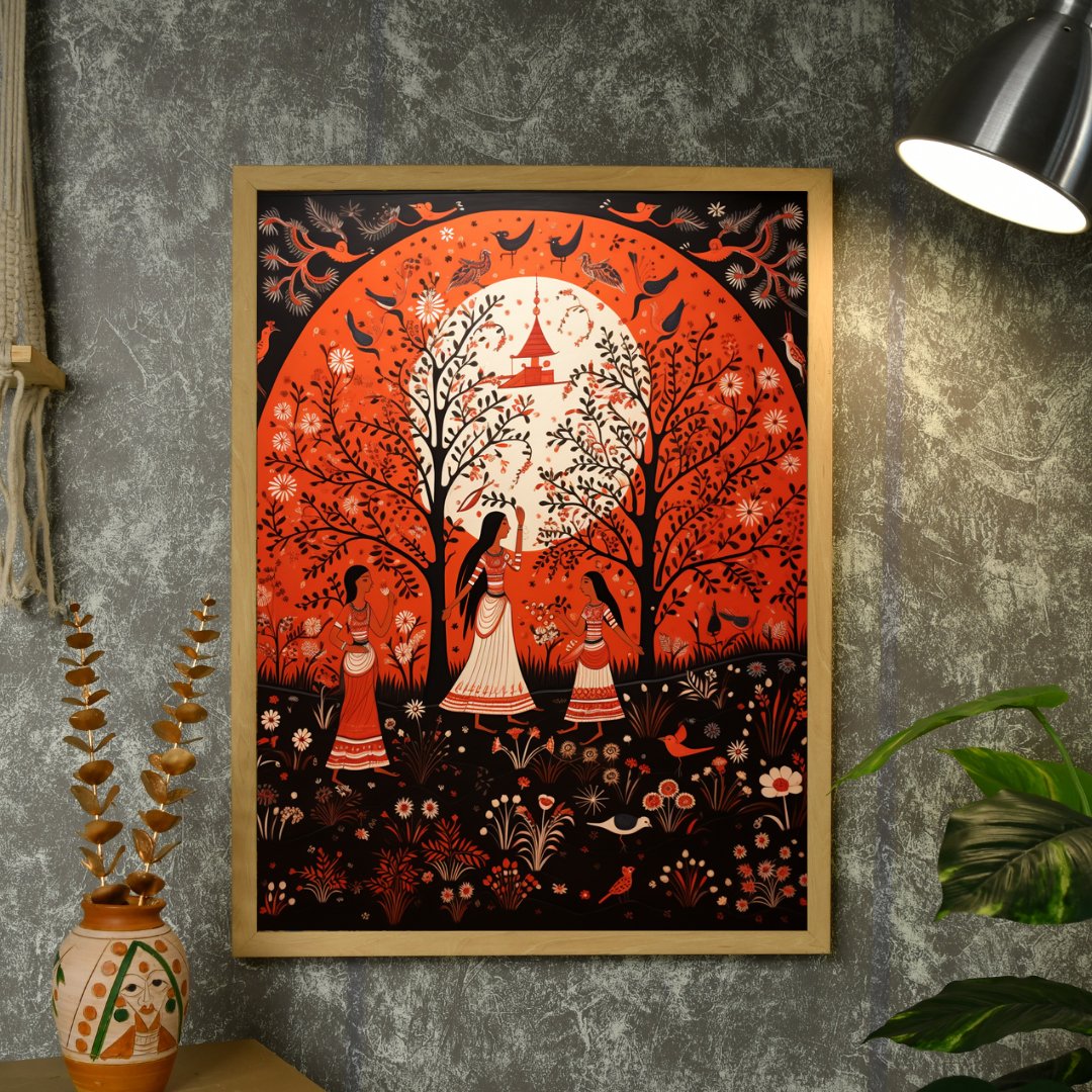 Scenic Trio: Artisan Canvas Wall Decor Masterpiece -Wall painting-Chitran by sowpeace-Scenic Trio: Artisan Canvas Wall Decor Masterpiece-CH-WRT-MTWS-Sowpeace