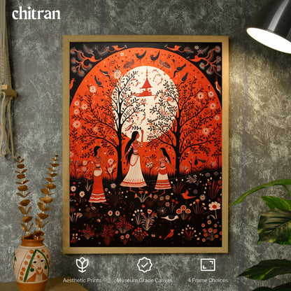 Scenic Trio: Artisan Canvas Wall Decor Masterpiece -Wall painting-Chitran by sowpeace-Scenic Trio: Artisan Canvas Wall Decor Masterpiece-CH-WRT-MTWS-Sowpeace