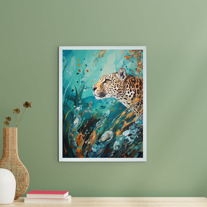 Sowpeace Harmony: Find Your Abstract Leopard -Wall painting-Chitran by sowpeace-Sowpeace Harmony: Find Your Abstract Leopard-CH-WRT-LP7-Sowpeace