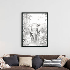 Unwind with Nature's Rhythm: Sowpeace Handcrafted Prints – Premium Indian-Inspired Canvas Art for Elegant Home Decor - Additional View