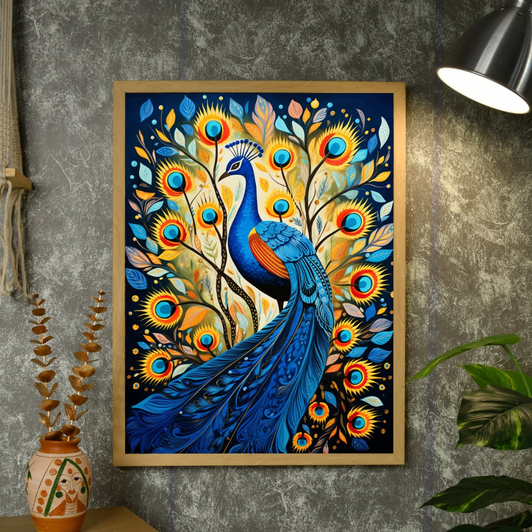 Sowpeace Peak Aura Canvas: Artisan Elegance for Home Decor -Wall painting-Chitran by sowpeace-Sowpeace Peak Aura Canvas: Artisan Elegance for Home Decor-CH-WRT-BDPA-Sowpeace