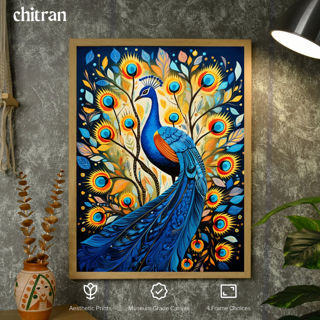 Sowpeace Peak Aura Canvas: Artisan Elegance for Home Decor -Wall painting-Chitran by sowpeace-Sowpeace Peak Aura Canvas: Artisan Elegance for Home Decor-CH-WRT-BDPA-Sowpeace