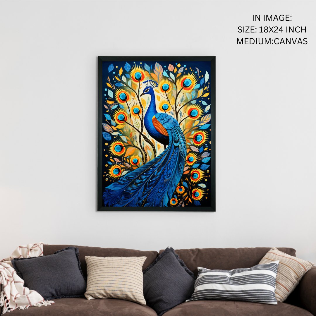 Sowpeace Peak Aura Canvas: Artisan Elegance for Home Decor -Wall painting-Chitran by sowpeace-Sowpeace Peak Aura Canvas: Artisan Elegance for Home Decor-CH-WRT-BDPA-Sowpeace