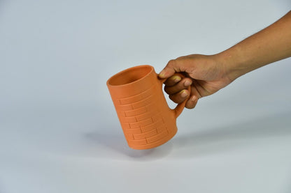 Sowpeace Premium 600ml Unglazed large Terracotta Mug. -Utensils-Sowpeace-Sowpeace Premium 600ml Unglazed large Terracotta Mug.-Terr-Uten-Terr-MCLU-Sowpeace