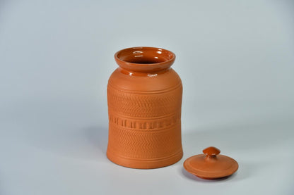 Sowpeace Premium Large Terracotta Storage Jar with Lid. -Utensils-Sowpeace-Sowpeace Premium Large Terracotta Storage Jar with Lid.-Terr-Uten-Terr-TCJR-Sowpeace