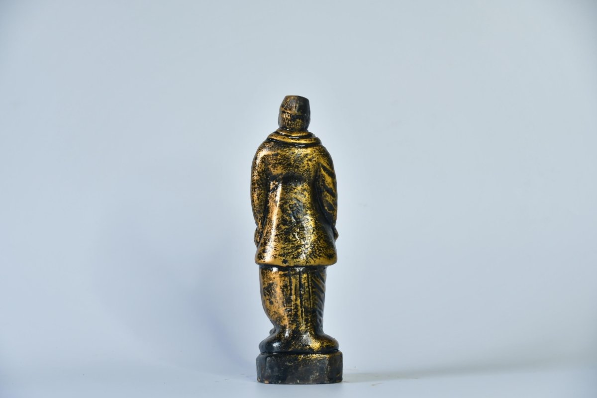 Sowpeace Premium Terracotta Subhash Chandra Bose Abstract Tabletop Statue -terracotta tabletop-Sowpeace-Sowpeace Premium Terracotta Subhash Chandra Bose Abstract Tabletop Statue-Terr-Terr-TT-TNS-Sowpeace