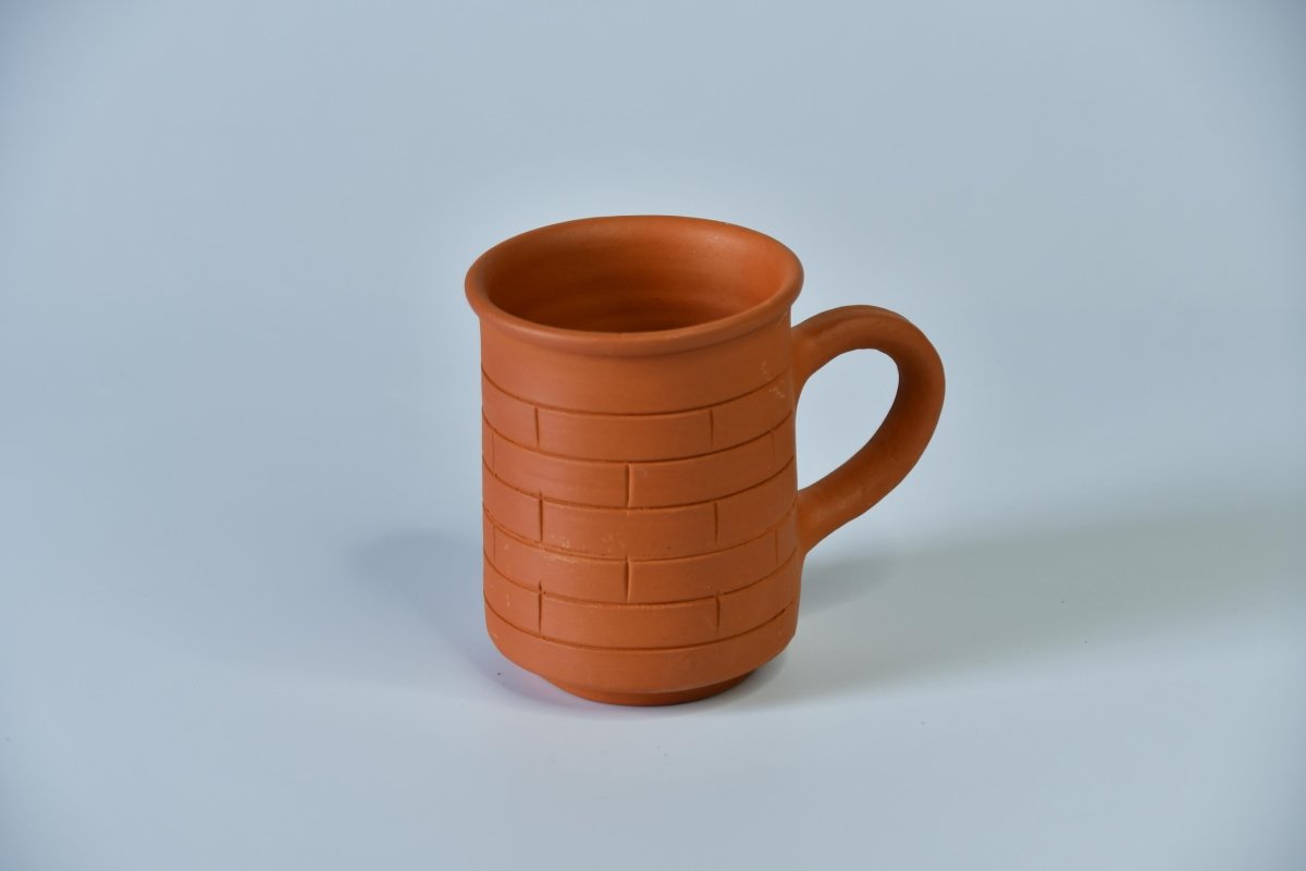 Sowpeace Premium Unglazed Terracotta imprinted Drink Mugs. -Utensils-Sowpeace-Sowpeace Premium Unglazed Terracotta imprinted Drink Mugs.-Terr-Uten-Terr-CMGHB-Sowpeace