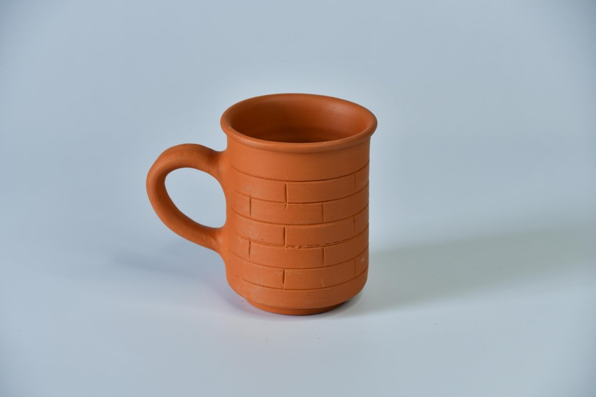 Sowpeace Premium Unglazed Terracotta imprinted Drink Mugs. -Utensils-Sowpeace-Sowpeace Premium Unglazed Terracotta imprinted Drink Mugs.-Terr-Uten-Terr-CMGHB-Sowpeace