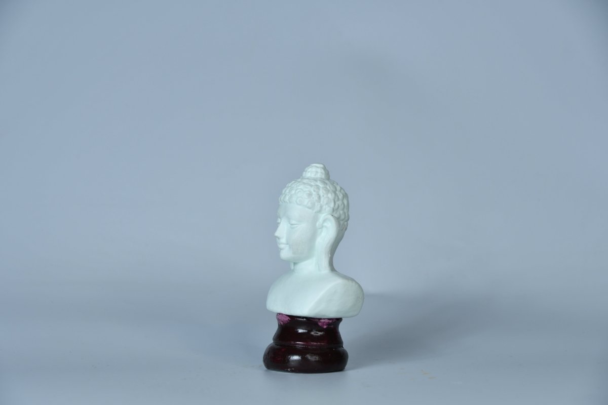 Terracotta Buddha's Serene Gaze -terracotta tabletop-Sowpeace-Terracotta Buddha's Serene Gaze-Terr-Terr-TT-WSB-Sowpeace