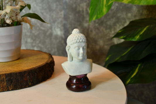 Terracotta Buddha's Serene Gaze -terracotta tabletop-Sowpeace-Terracotta Buddha's Serene Gaze-Terr-Terr-TT-WSB-Sowpeace