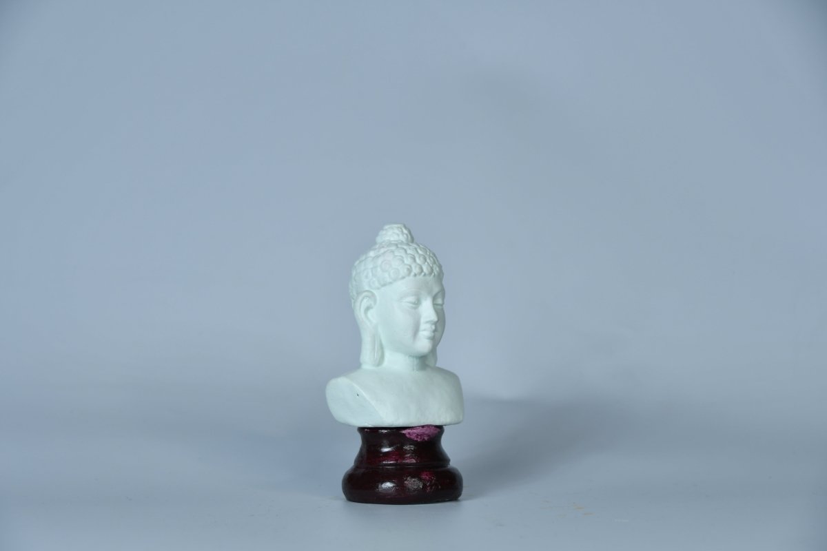 Terracotta Buddha's Serene Gaze -terracotta tabletop-Sowpeace-Terracotta Buddha's Serene Gaze-Terr-Terr-TT-WSB-Sowpeace