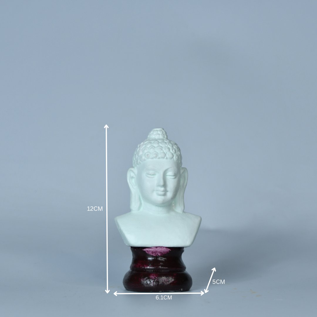 Terracotta Buddha's Serene Gaze -terracotta tabletop-Sowpeace-Terracotta Buddha's Serene Gaze-Terr-Terr-TT-WSB-Sowpeace