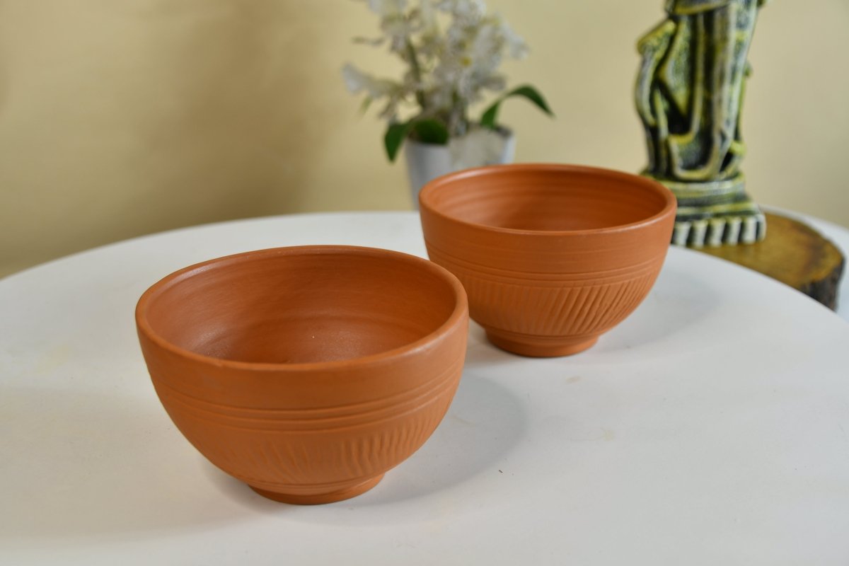 Terracotta Duo: Luxury Decor Bowls Set -Utensils-Sowpeace-Terracotta Duo: Luxury Decor Bowls Set-Terr-Uten-Terr-TSOB-Sowpeace