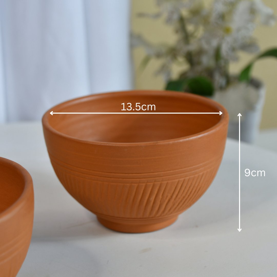 Terracotta Duo: Luxury Decor Bowls Set -Utensils-Sowpeace-Terracotta Duo: Luxury Decor Bowls Set-Terr-Uten-Terr-TSOB-Sowpeace
