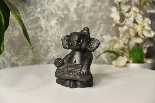 Terracotta Ganesha Melodious Harmony -decor-Sowpeace-Terracotta Ganesha Melodious Harmony-Terr-bter-TT-GHP-Sowpeace