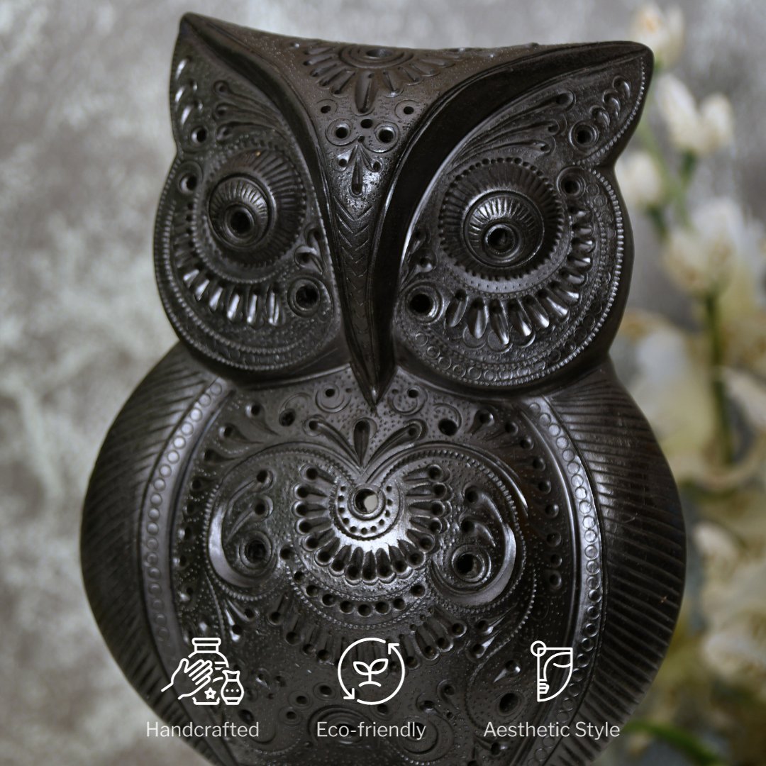 Terracotta Guardian Owl -decor-Sowpeace-Terracotta Guardian Owl-Terr-bter-TT-BOWL-Sowpeace