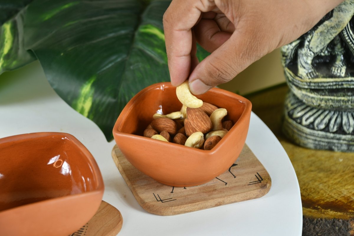 Terracotta Square Brim Serving Bowls set -Utensils-Sowpeace-Terracotta Square Brim Serving Bowls set -Utensils-Sowpeace-Terracotta Square Brim Serving Bowls set-Terr-Uten-Terr-SSBL-Sowpeace-Terr-Uten-Terr-SSBL-Sowpeace