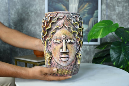 Terracotta Tribal Floral Muse -terracotta tabletop-Sowpeace-Terracotta Tribal Floral Muse-Terr-Terr-TT-BFV-Sowpeace