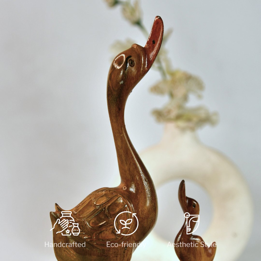 The Mama and Baby Duck --Sowpeace-The Mama and Baby Duck-Wood/WDDS/WDN/TT-Sowpeace