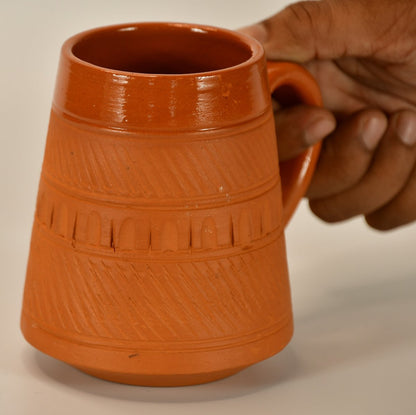 Traditional Trapezium Terracotta Coffee mugs --Sowpeace-Traditional Terracotta Coffee mugs --Sowpeace-Traditional Terracotta Coffee mugs-Terr/Uten/Terr/TPCSC-Sowpeace-Terr/Uten/Terr/TPCSC-Sowpeace
