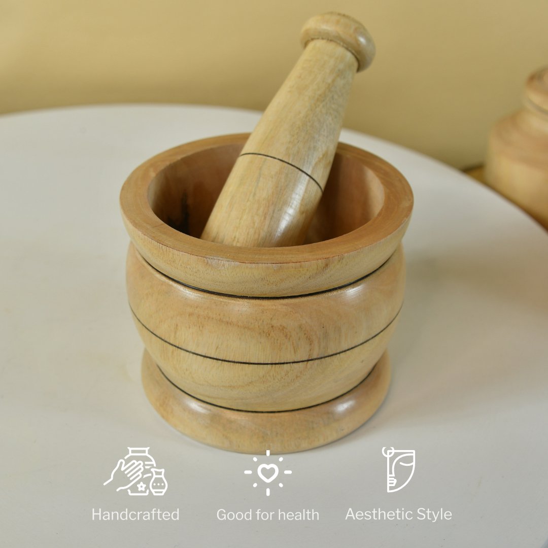 Wooden Pestle -Wooden utensil-Sowpeace-Wooden Pestle-Wood-WSPL-WDU-TT-Sowpeace